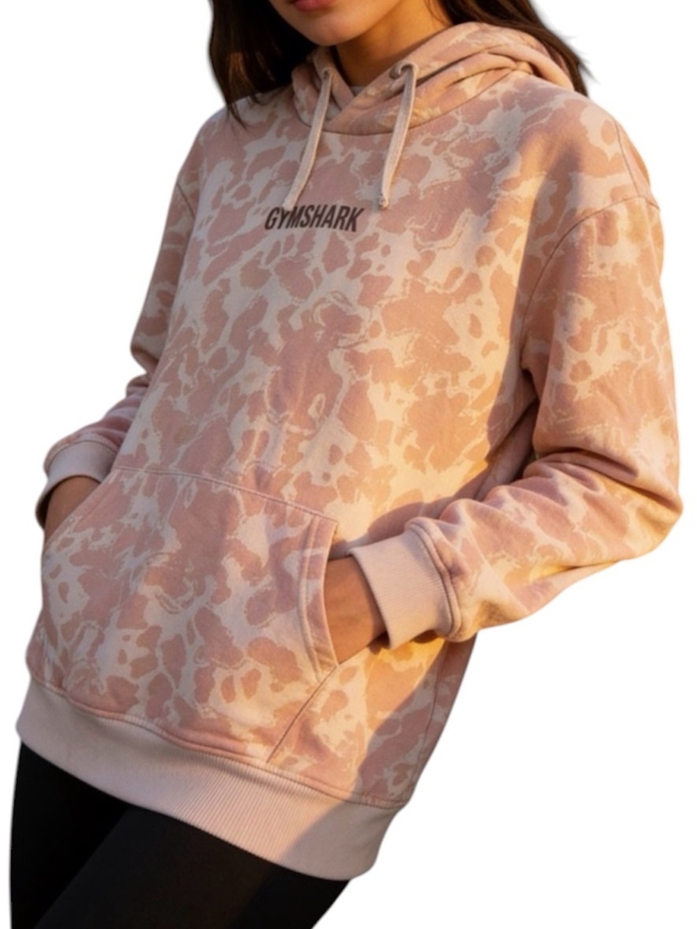 Gymshark Pink Camo Hoodie Sweatshirt Women’s Size XXL